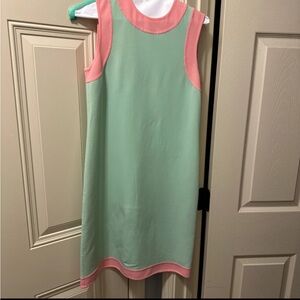 Vintage Michael Kors Mint Green Pink Sleeveless Dress